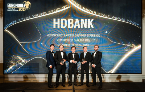 HDBank lập “hat-trick” giải thưởng Euromoney 2025, khẳng định vị thế quốc tế của ngân hàng Việt
