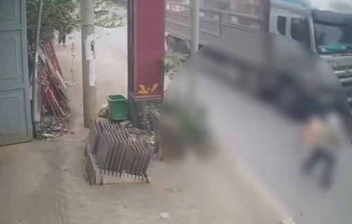 Bắt đối tượng cố tình đẩy công an giao thông vào xe tải