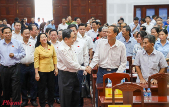 Chủ tịch Quốc hội Trần Thanh Mẫn tiếp xúc cử tri TP Cần Thơ