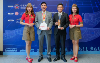 Vietjet được vinh danh giải Vàng phát triển bền vững tại Đài Loan (Trung Quốc)