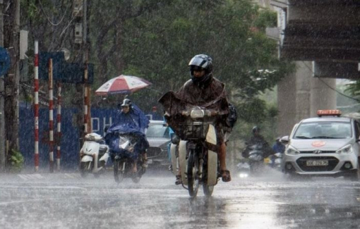 Không khí lạnh tràn về, Bắc Bộ tới Huế mưa to