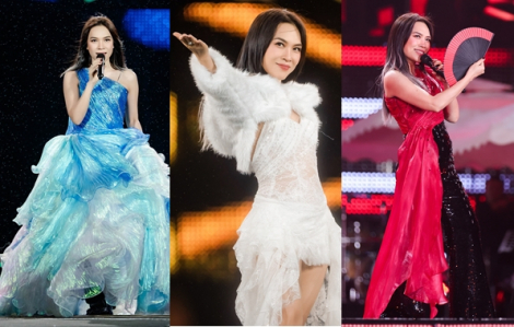 Những bộ cánh tôn vóc dáng cho Mỹ Tâm trên sân khấu concert 'See the light'