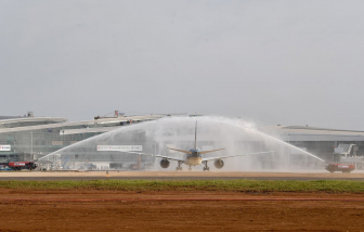 Sân bay Long Thành đón tàu bay đầu tiên