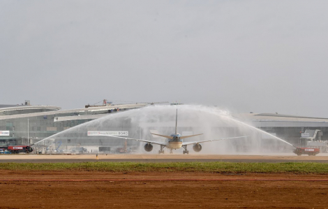 Sân bay Long Thành đón tàu bay đầu tiên