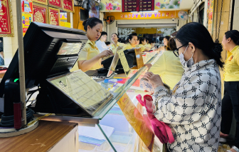 Giá vàng giảm 1 triệu đồng/lượng