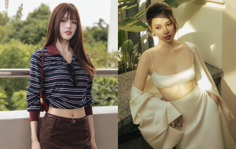 Sao Việt khỏe đẹp: Hoa hậu Tiểu Vy tập tạ để siết vòng eo