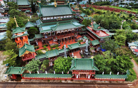 Ngắm ngôi chùa có kiến trúc độc đáo ở Tây Nguyên