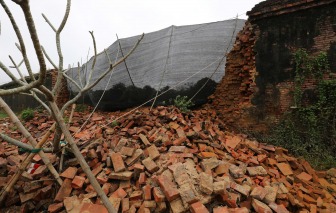 TP Huế chi 2,2 tỉ đồng xử lý đoạn tường Hoàng thành đổ sụp do mưa lũ