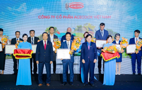 Acecook Việt Nam 3 năm liên tiếp được vinh danh Top 100 doanh nghiệp bền vững
