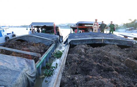 Phát hiện 7 phương tiện thuỷ ở An Giang vận chuyển số lượng lớn khoáng sản không hoá đơn chứng từ