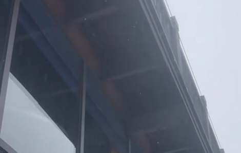 Tuyết rơi ở đỉnh Fansipan