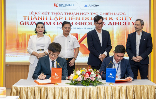 Kim Oanh Group hợp tác đối tác công nghệ, tiên phong ứng dụng AI và Robotic trong quản lý vận hành dự án