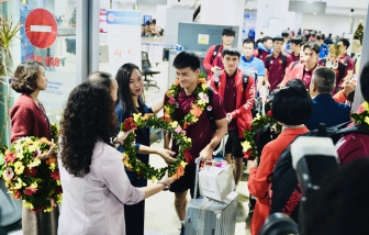 Hà Nội nồng nhiệt đón những cầu thủ U22 Việt Nam về nước