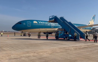 Sáng nay, VietNam Airlines, Vietjet, Bamboo đồng loạt bay chuyến đầu tiên tới sân bay Long Thành