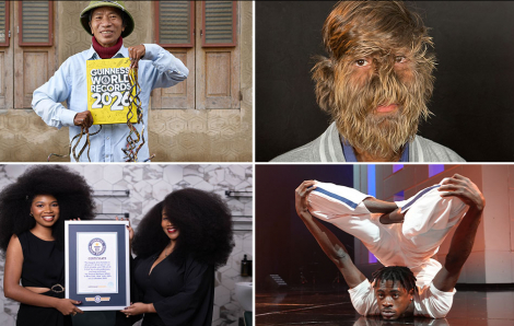 Những kỷ lục Guinness về cơ thể người ấn tượng nhất năm 2025