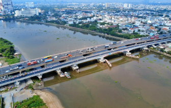 Cầu Bình Phước 1 đã được nâng tĩnh không hơn 7m, sẵn sàng thông xe