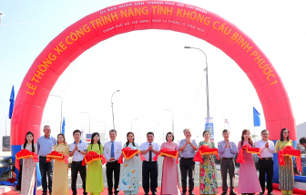 Thông xe cầu Bình Phước 1, đồng bộ tĩnh không sông Sài Gòn