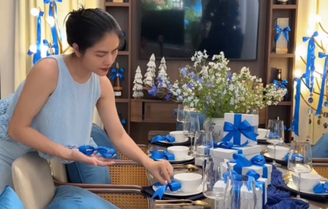 Không gian Giáng sinh hút triệu view của diễn viên Vân Trang