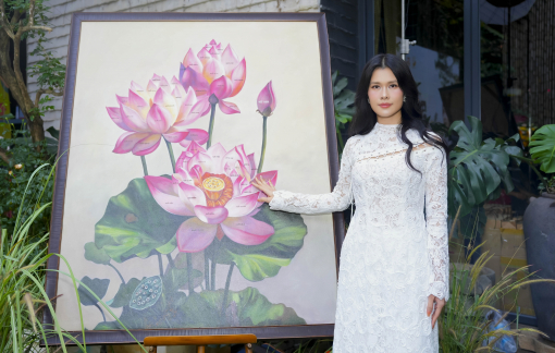 Đấu giá tranh do trẻ em 54 dân tộc hợp sức làm nên