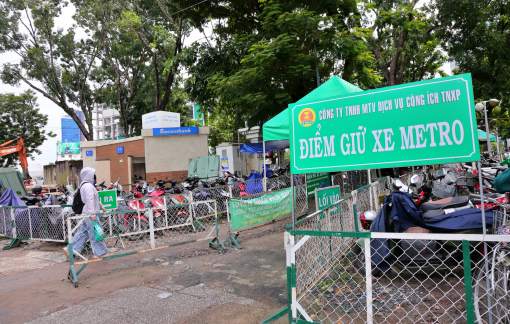 UBND TPHCM chấp thuận dùng Sân khấu Sen Hồng làm bãi giữ xe cho khách đi metro