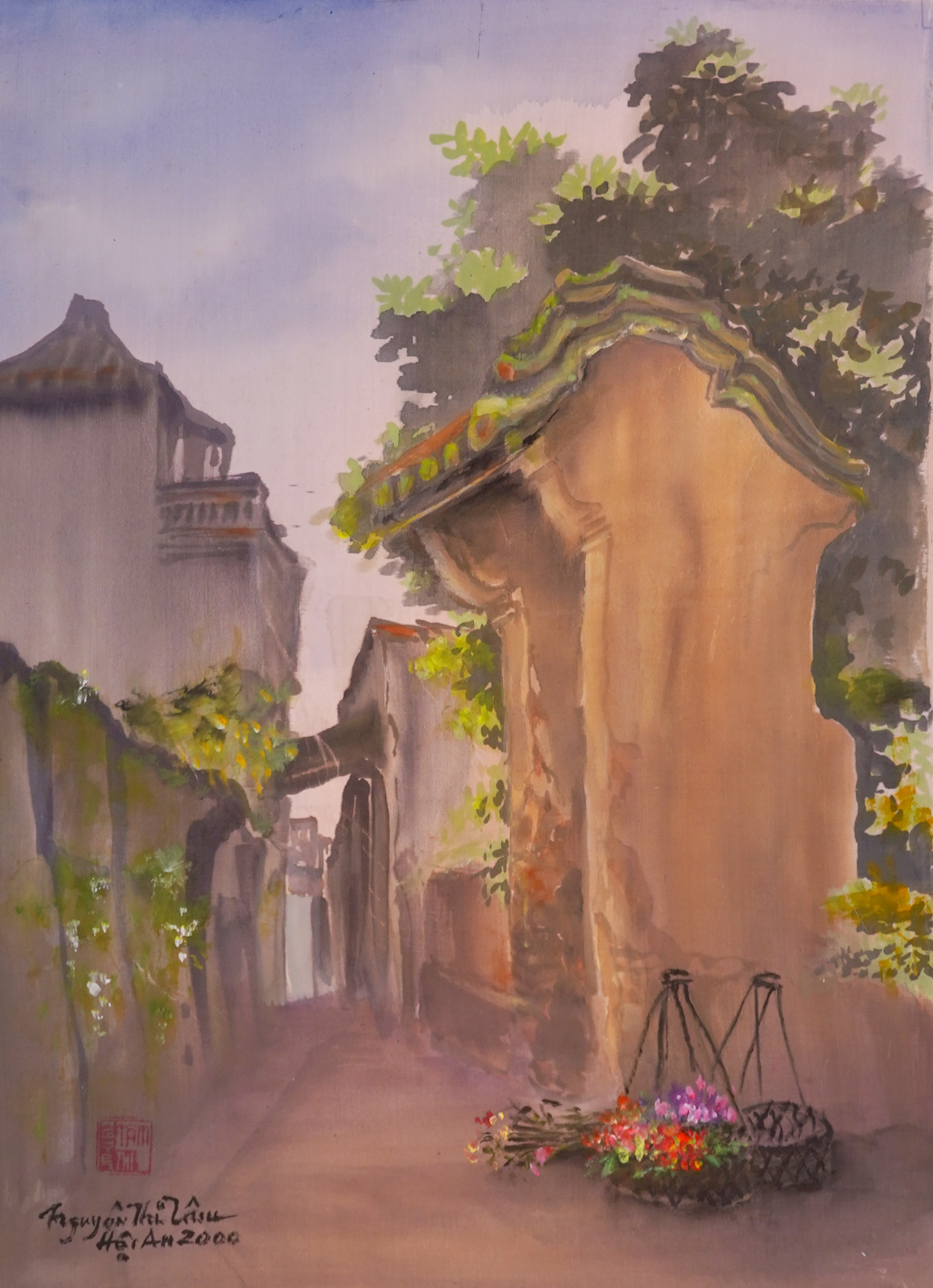bức tranh vẽ Hội An năm 2000