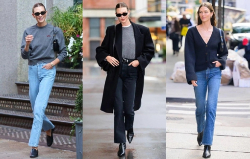 Quần ống đứng 'bùng nổ' mùa mốt cuối năm