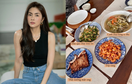 Sao Việt vào bếp: Hà Tăng nấu bữa cơm dân dã mà cực hấp dẫn