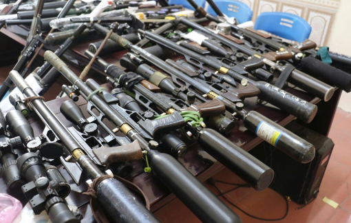 Triệt phá đường dây chế tạo, mua bán súng trên mạng