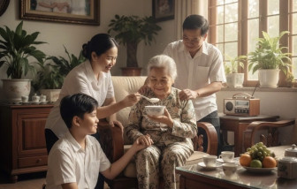 Người trong gia đình cần được đào tạo kỹ năng chăm sóc người cao tuổi