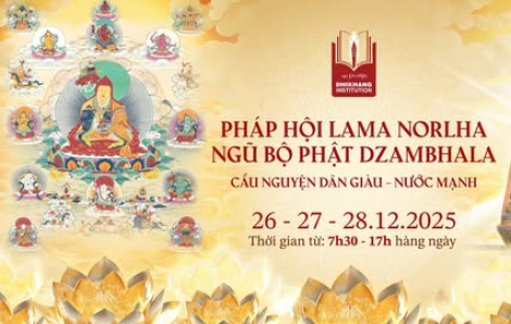 Pháp hội Lama Norlha - Ngũ bộ Phật Zambala (Dzambhala) cầu nguyện dân giàu - nước mạnh tổ chức tại chùa Quang Bửu, TPHCM