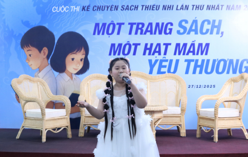 Giọng ca bất ngờ của các thí sinh đoạt giải cuộc thi "Kể chuyện sách thiếu nhi lần 1 năm 2025"