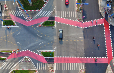 Đường dành riêng cho xe đạp chuẩn bị thông xe, sẽ phạt nghiêm nếu xe máy đi vào