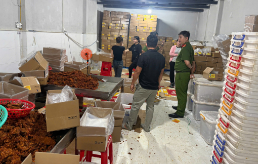 Phát hiện, tiêu hủy hàng chục tấn thực phẩm bẩn ở TPHCM