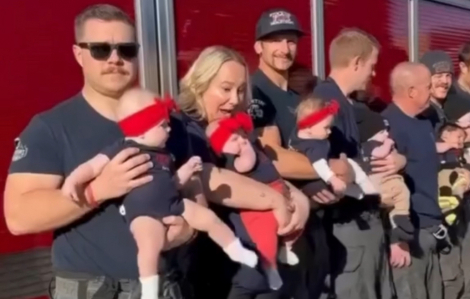 Sở cứu hoả ở Mỹ có 1 năm bận rộn với 22 em bé chào đời