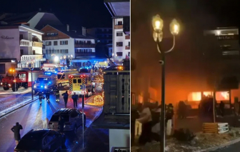 Nổ lớn tại khu nghỉ dưỡng cao cấp ở Thụy Sỹ, ít nhất 10 người thiệt mạng ngày đầu năm mới