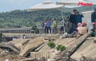 Hiện trường vụ sập bờ kè khiến 4 người tử vong ở Đắk Lắk