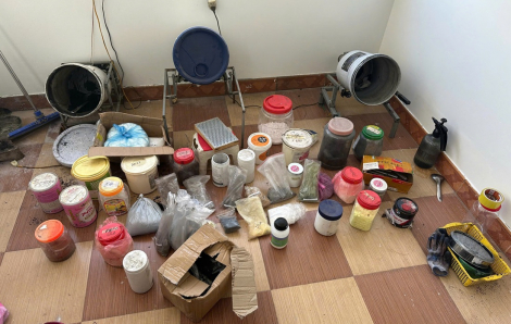 Triệt phá xưởng sản xuất pháo nổ ở Nghệ An