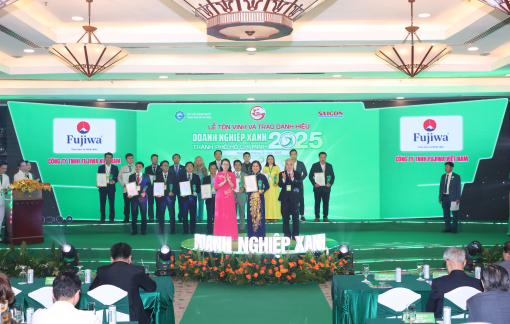 Fujiwa Việt Nam liên tiếp nhận giải thưởng về tăng trưởng xanh: Minh chứng cho chiến lược phát triển bền vững