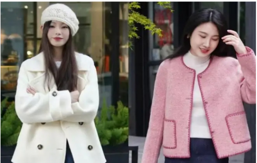 Mùa đông năm nay, xu hướng áo khoác ngắn phối quần ống rộng lên ngôi