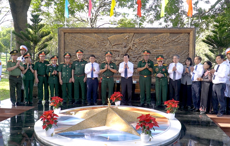 Khánh thành Bia tưởng niệm cán bộ, chiến sĩ Biệt động Sài Gòn - Gia Định