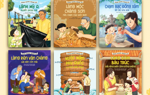 Vẽ bản đồ văn hóa Việt qua sách thiếu nhi