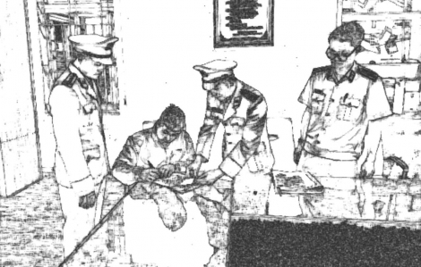 Bắt tạm giam đối tượng dùng đũa chọt vào mặt tài xế taxi