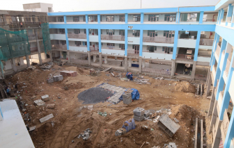 Ngôi trường mới trên nền nghĩa trang lớn nhất TPHCM