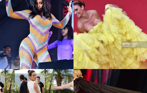 Váy áo phản chủ và những khoảnh khắc muốn quên của sao Hollywood