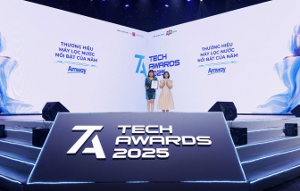 Amway lập cú “hattrick” với giải  “Thương hiệu Máy lọc nước nổi bật của năm” tại Tech Awards 2025