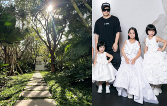 Biệt thự đầy cây xanh, hoa của NTK Đỗ Mạnh Cường và 10 con