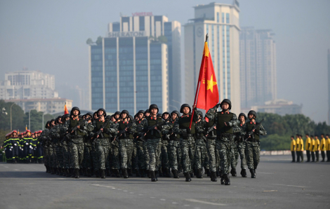 Lễ xuất quân bảo vệ Đại hội lần thứ XIV của Đảng