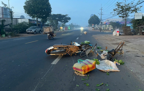Người phụ nữ 65 tuổi tử vong sau va chạm với xe máy trên đường Hồ Chí Minh