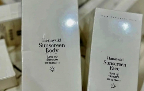 Vụ chồng Đoàn Di Băng bị bắt: Thu hồi sản phẩm kem chống nắng Hanayuki Sunscreen Body