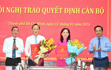 Thành ủy TPHCM điều động, luân chuyển 2 cán bộ